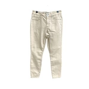 Aeropostale High Rise Jegging Womens‎ 6 Short Beige Skinny Stretch Pants Casual